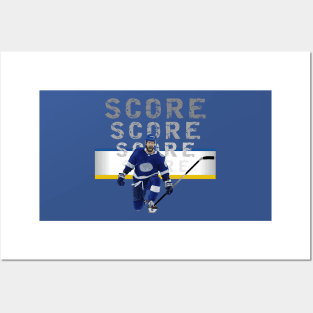Hockey SCORE! art design Posters and Art